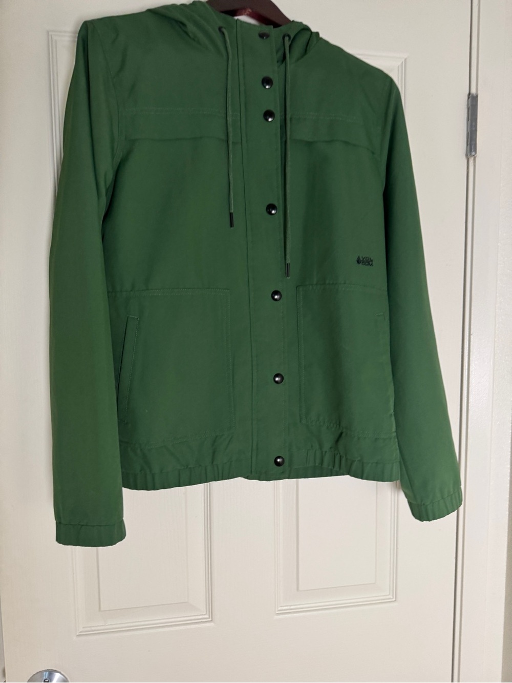 Volcom Women's Enemy Stone Jacket Green, Water Resistant